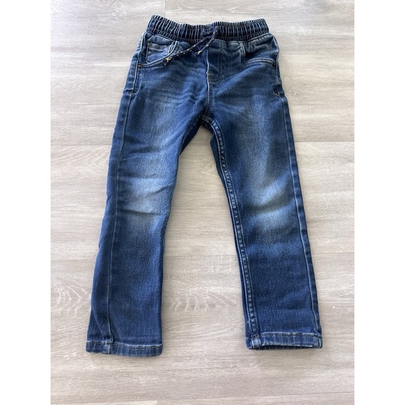 Cat & Jack Toddle Size 3T Unisex Blue Denim Jeans - Picture 4 of 9